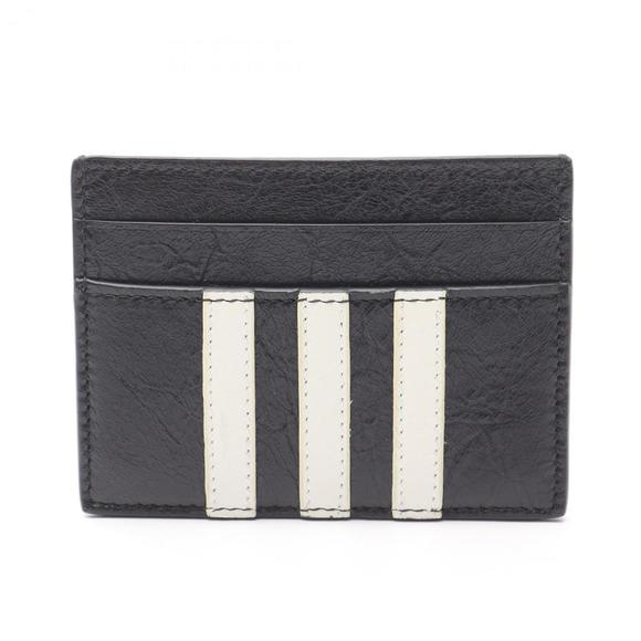 Balenciaga x adidas Leather Card Case, Black, Men's and Women's, 721895 - Picture 1 of 5